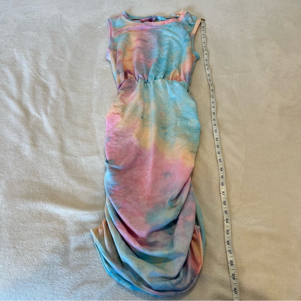 NWT Main Strip Tie Dye Fitted Dress - Picture 10 of 11